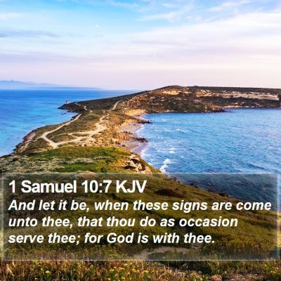 1 Samuel 10:7 KJV Bible Verse Image
