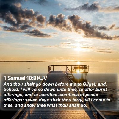 1 Samuel 10:8 KJV Bible Verse Image