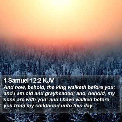 1 Samuel 12:2 KJV Bible Verse Image