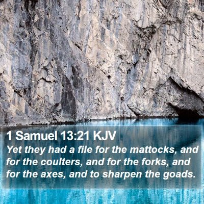 1 Samuel 13:21 KJV Bible Verse Image