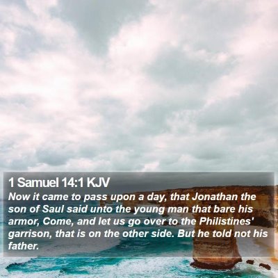 1 Samuel 14:1 KJV Bible Verse Image