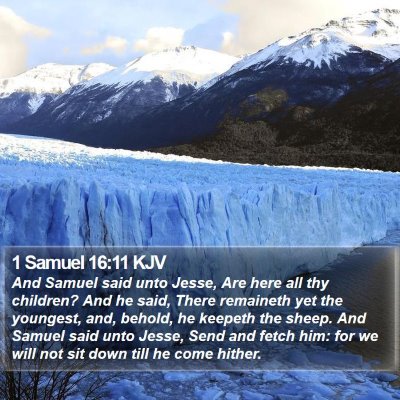 1 Samuel 16:11 KJV Bible Verse Image