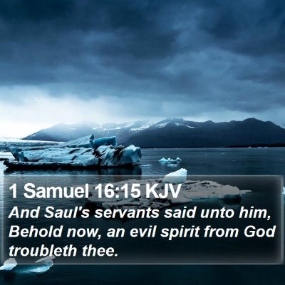 1 Samuel 16:15 KJV Bible Verse Image