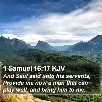 1 Samuel 16:17 KJV Bible Verse Image