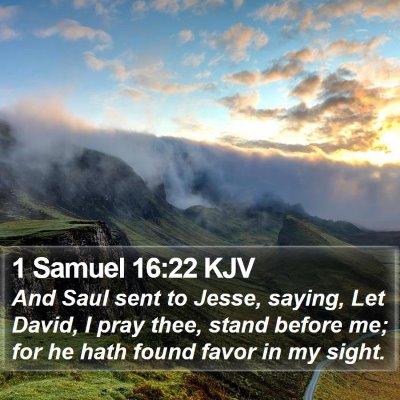 1 Samuel 16:22 KJV Bible Verse Image