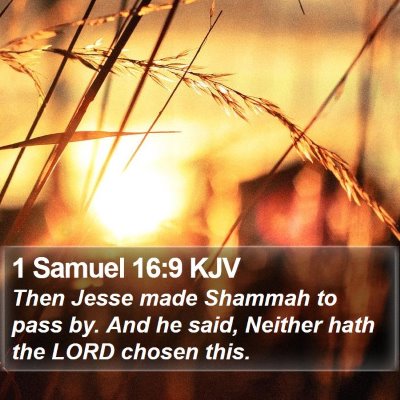 1 Samuel 16:9 KJV Bible Verse Image
