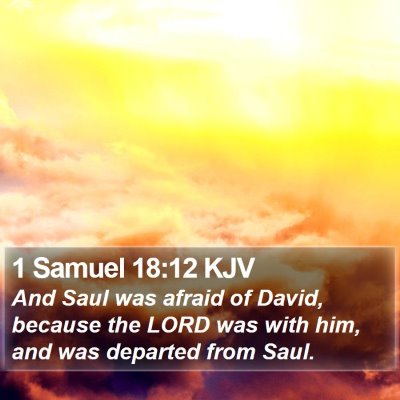 1 Samuel 18:12 KJV Bible Verse Image