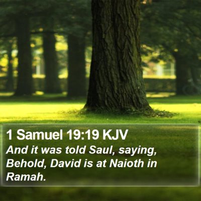 1 Samuel 19:19 KJV Bible Verse Image