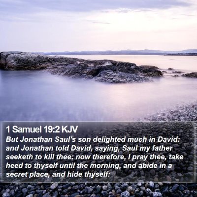1 Samuel 19:2 KJV Bible Verse Image