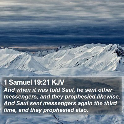 1 Samuel 19:21 KJV Bible Verse Image