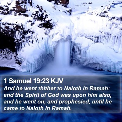 1 Samuel 19:23 KJV Bible Verse Image