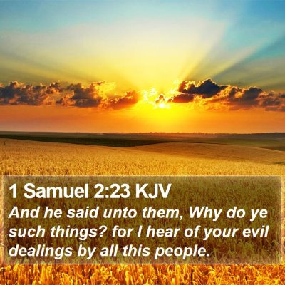 1 Samuel 2:23 KJV Bible Verse Image