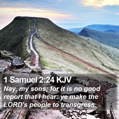1 Samuel 2:24 KJV Bible Verse Image