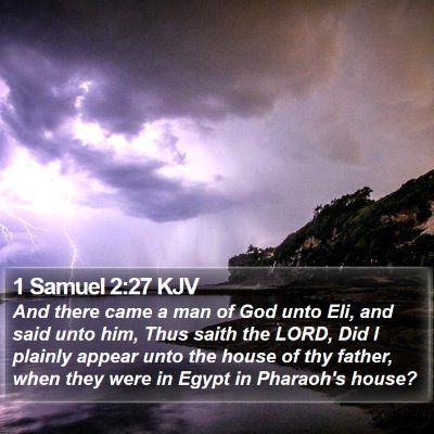 1 Samuel 2:27 KJV Bible Verse Image