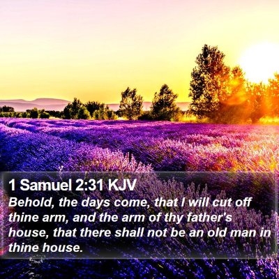 1 Samuel 2:31 KJV Bible Verse Image