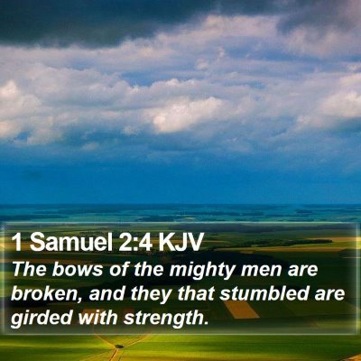 1 Samuel 2:4 KJV Bible Verse Image