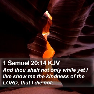 1 Samuel 20:14 KJV Bible Verse Image
