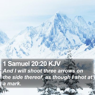 1 Samuel 20:20 KJV Bible Verse Image