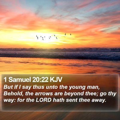 1 Samuel 20:22 KJV Bible Verse Image