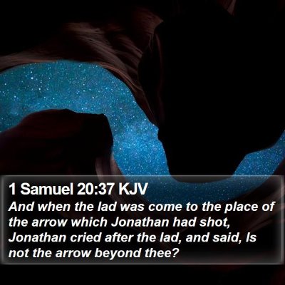 1 Samuel 20:37 KJV Bible Verse Image