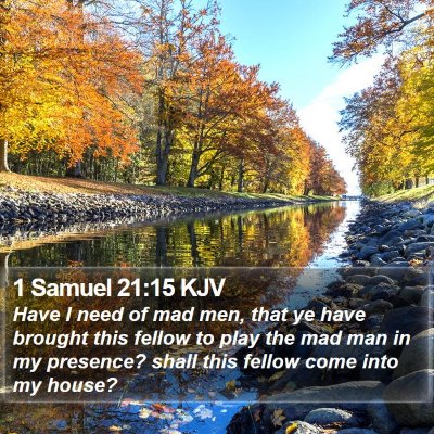 1 Samuel 21:15 KJV Bible Verse Image