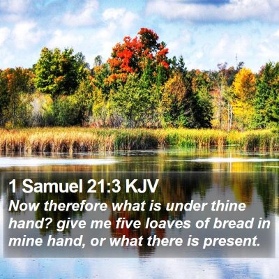 1 Samuel 21:3 KJV Bible Verse Image