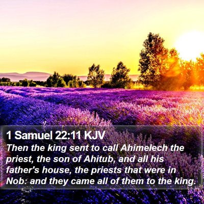 1 Samuel 22:11 KJV Bible Verse Image