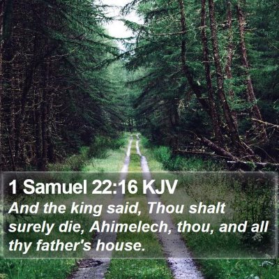 1 Samuel 22:16 KJV Bible Verse Image