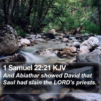 1 Samuel 22:21 KJV Bible Verse Image