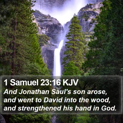 1 Samuel 23:16 KJV Bible Verse Image