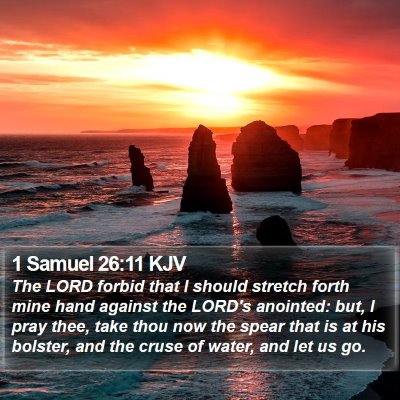 1 Samuel 26:11 KJV Bible Verse Image