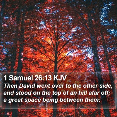 1 Samuel 26:13 KJV Bible Verse Image