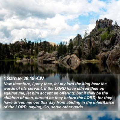 1 Samuel 26:19 KJV Bible Verse Image
