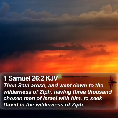 1 Samuel 26:2 KJV Bible Verse Image