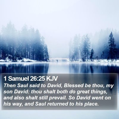 1 Samuel 26:25 KJV Bible Verse Image