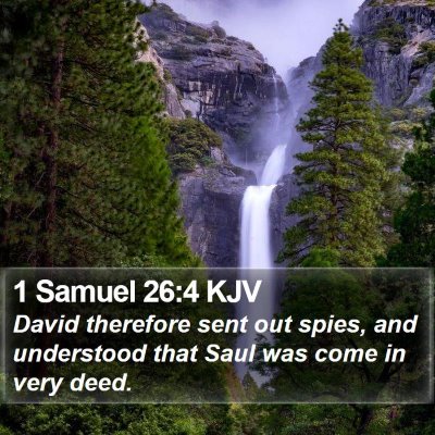 1 Samuel 26:4 KJV Bible Verse Image