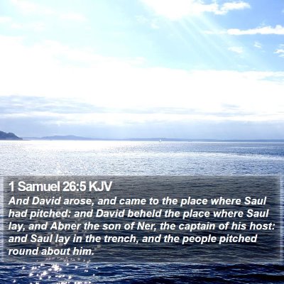 1 Samuel 26:5 KJV Bible Verse Image