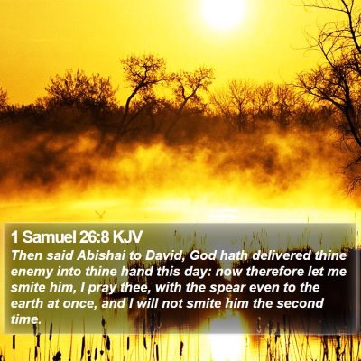 1 Samuel 26:8 KJV Bible Verse Image