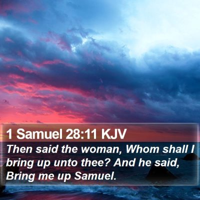 1 Samuel 28:11 KJV Bible Verse Image