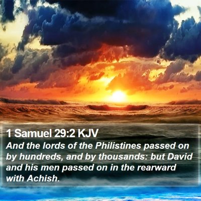1 Samuel 29:2 KJV Bible Verse Image