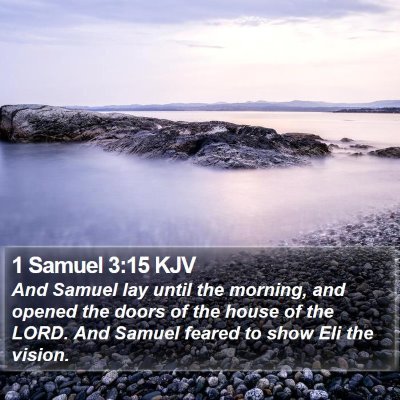 1 Samuel 3:15 KJV Bible Verse Image
