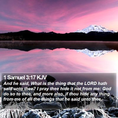 1 Samuel 3:17 KJV Bible Verse Image