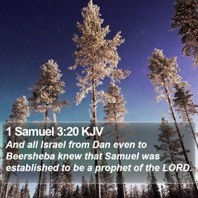 1 Samuel 3:20 KJV Bible Verse Image