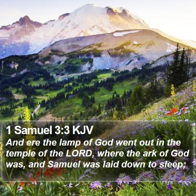 1 Samuel 3:3 KJV Bible Verse Image