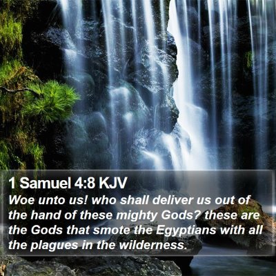 1 Samuel 4:8 KJV Bible Verse Image
