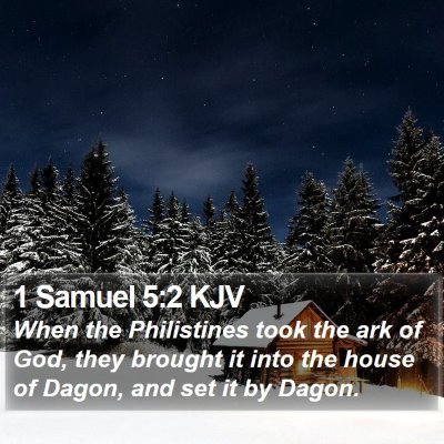 1 Samuel 5:2 KJV Bible Verse Image