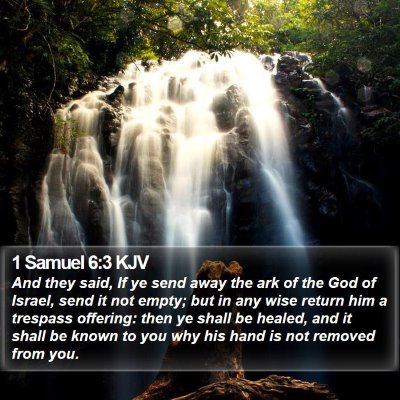 1 Samuel 6:3 KJV Bible Verse Image