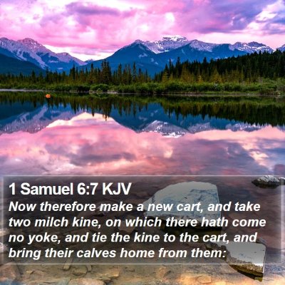 1 Samuel 6:7 KJV Bible Verse Image