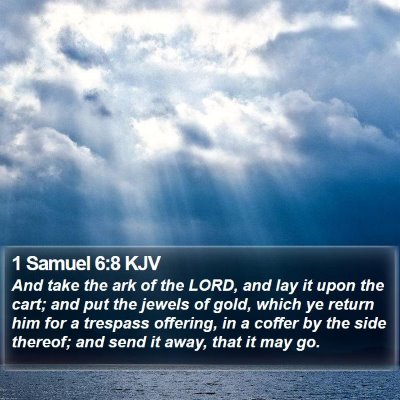 1 Samuel 6:8 KJV Bible Verse Image