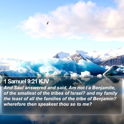 1 Samuel 9:21 KJV Bible Verse Image